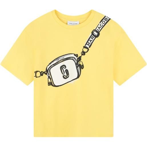 THE MARC JACOBS t-shirt con borsetta stampata giallo / 2a