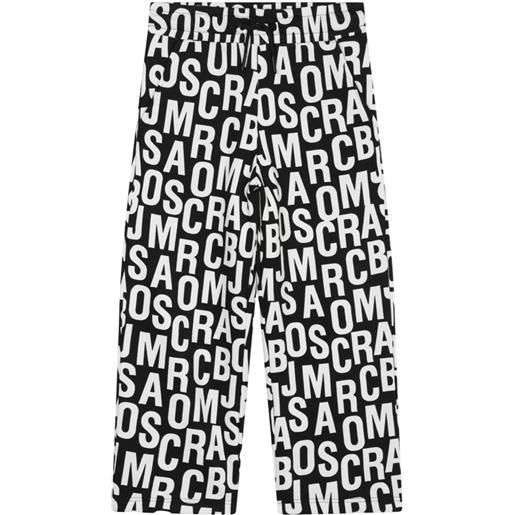 THE MARC JACOBS pantaloni con logo all-over nero / 2a