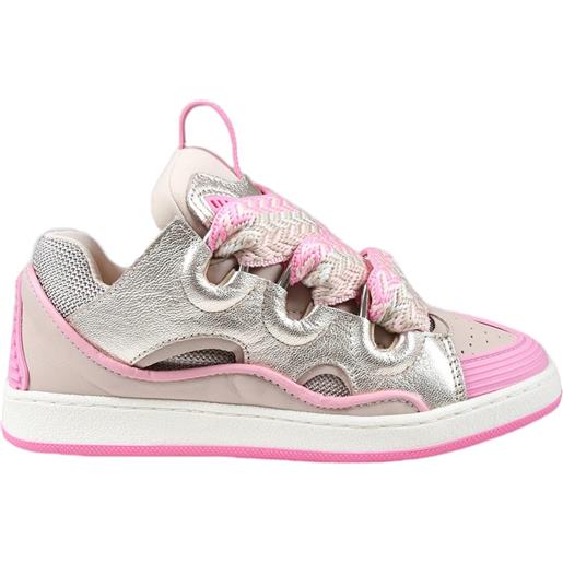 LANVIN sneakers casual con lacci multicolor rosa / 34