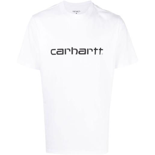 CARHARTT WIP t-shirt con mini logo bianco / s