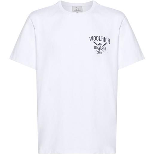WOOLRICH t-shirt maniche corte bianco / s