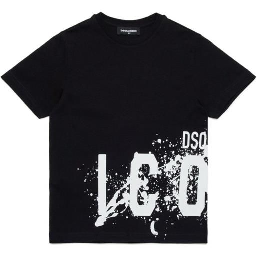 DSQUARED2 t-shirt maniche corte nero / 8a