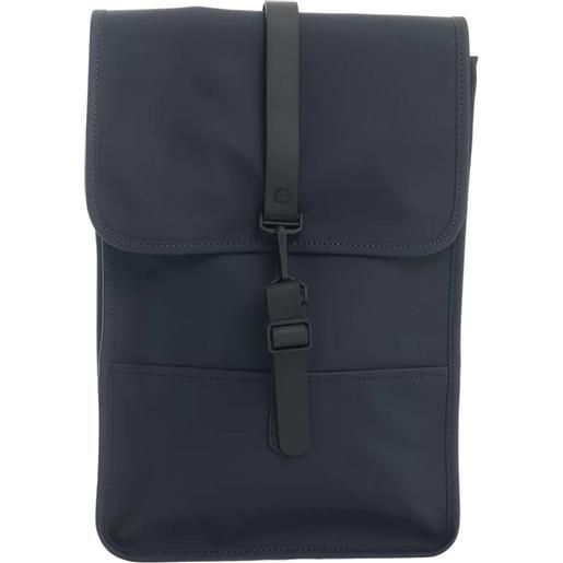 RAINS zaino backpack mini blu / tu