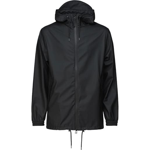 RAINS giacca impermeabile storm breaker nero / xs