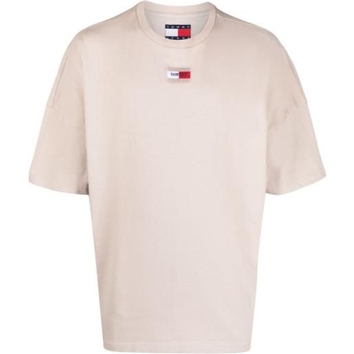 TOMMY HILFIGER COLLECTION t-shirt essential dual gender oversize neutro / xs