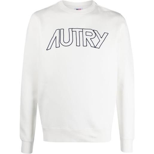 AUTRY felpa girocollo icon bianco / xs