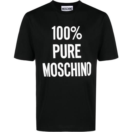 MOSCHINO t-shirt maniche corte nero / 46
