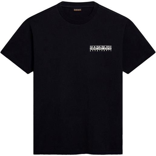 NAPAPIJRI t-shirt con stampa logata posteriore nero / s