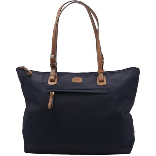 Bric's x bag shopping blu oceano