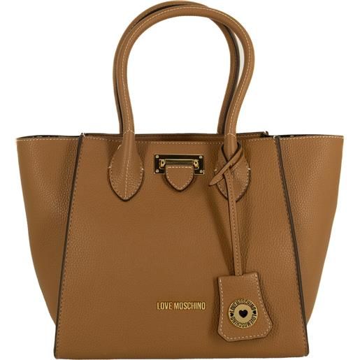 Love Moschino borsa a mano con tracolla cammello