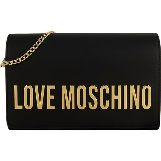 Love Moschino borsa a tracolla con scritta nera default title