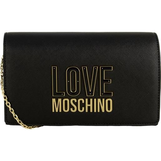 Love Moschino borsetta a tracolla oro nera