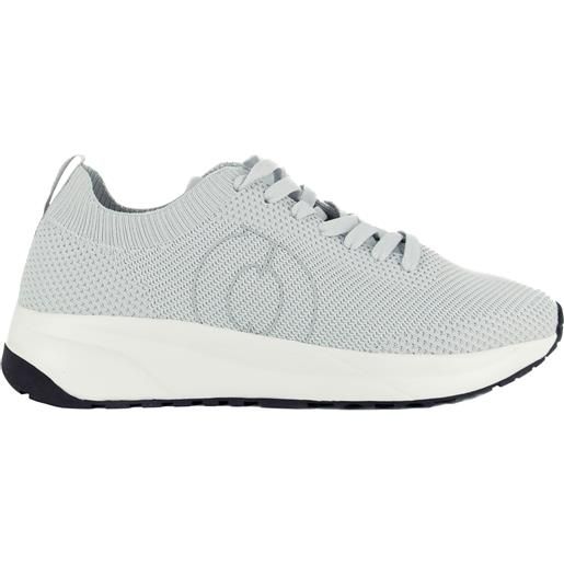 Ecoalf sneakers madeiralf in nylon riciltato da donna grigio chiaro 37