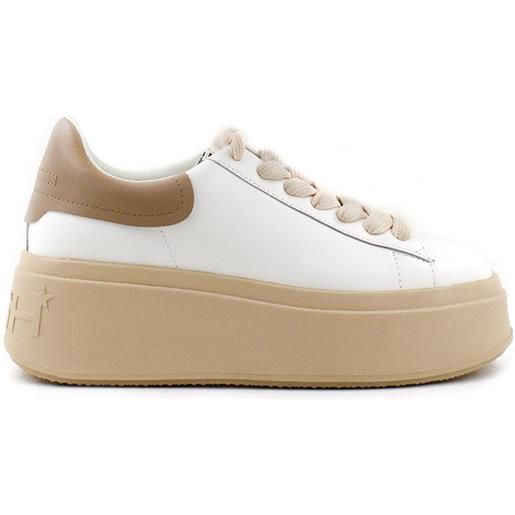 Ash sneaker moby bianca e taupe Ash 40 / bianco-nude