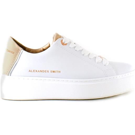 Alexander Smith sneaker bianca con retro beige Alexander Smith 36 / bianco