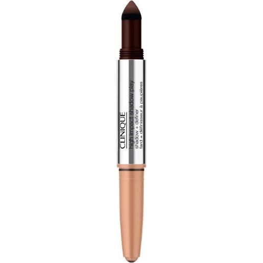 Clinique high impact shadow play shadow + definer - ombretto in stick n. Cafè au lait