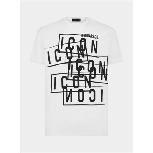 Dsquared2 icon stamps white s
