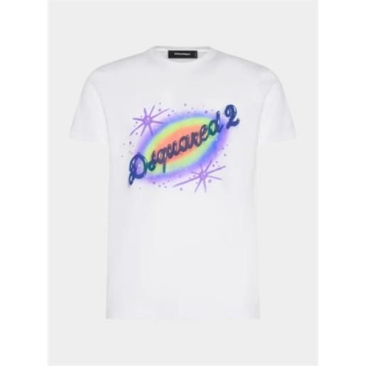 Dsquared2 space d2 tee white s