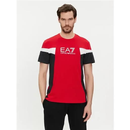 EA7 t-shirt girocollo summer block in cotone s