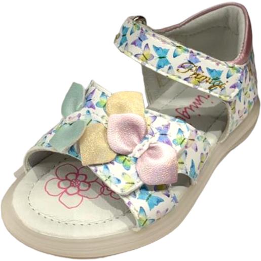 Sandalo bambina white/lilla con farfalle - primigi