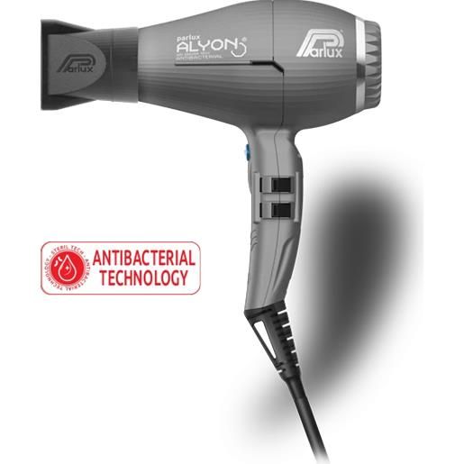 Parlux asciugacapelli alyon® air ionizer tech graphite opaco - graphite opaco
