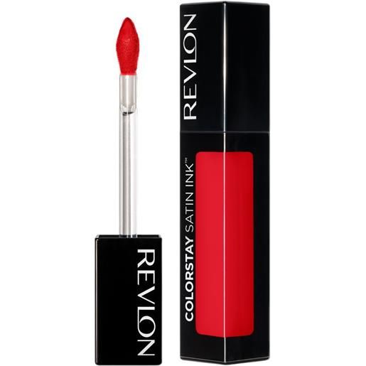 Revlon color. Stay satin ink™ rossetto liquido 5ml 015 - fire & ice - 015 - fire & ice
