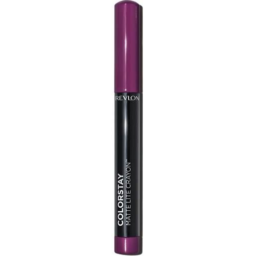 Revlon color. Stay matte lite crayon™ matita labbra 1,4g 012 - on cloud wine - 012 - on cloud wine
