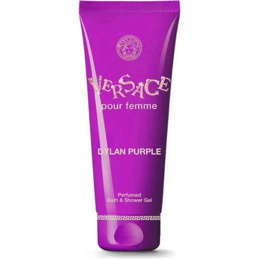 Versace dylan purple perfumed bath & shower gel 200ml default title -