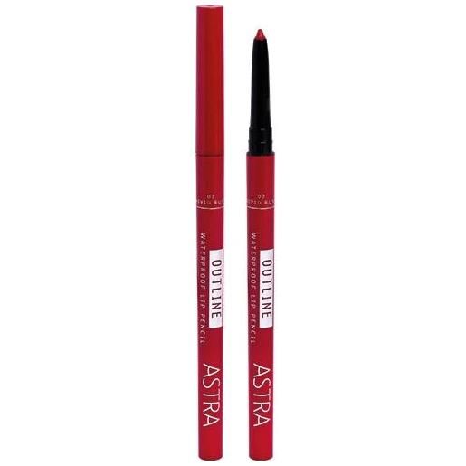 Astra outline waterproof lip pencil matita labbra 07 vivid rust - 07 vivid rust