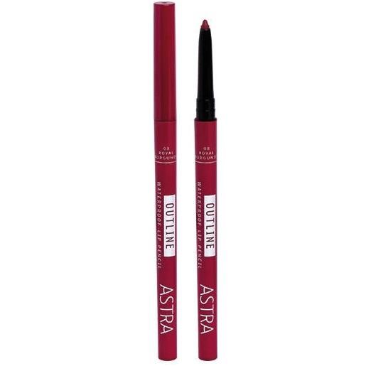 Astra outline waterproof lip pencil matita labbra 08 royal burgundy - 08 royal burgundy