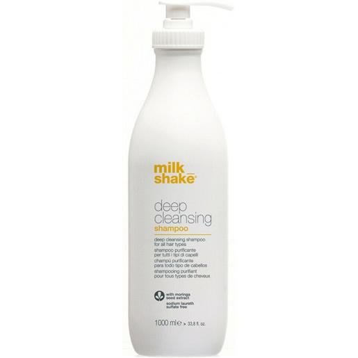 milk_shake deep cleansing shampoo 1000ml - shampoo purificante antiossidante tutti tipi di capelli