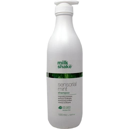 milk_shake sensorial mint shampoo 1000ml - shampoo tonificante rinfrescante tutti tipi di capelli