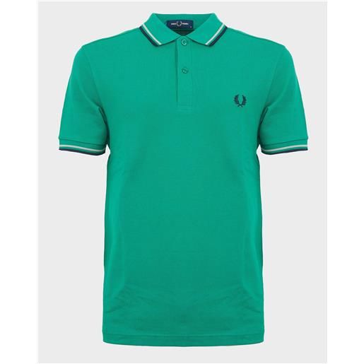 Fred Perry polo Fred Perry m3600 ss23 s / verde