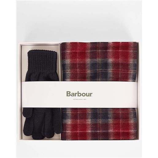 Barbour set regalo Barbour tartan bordeaux