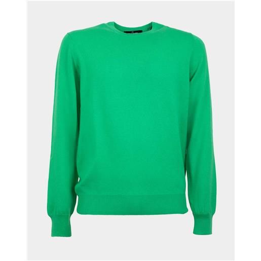 Gran Sasso maglione girocollo Gran Sasso in cashmere verde / 48