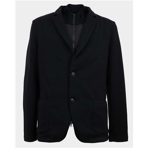 Gran Sasso giacca in lana vergine Gran Sasso nero / 52