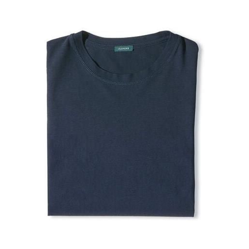 Zanone t-shirt mezza manica Zanone in ice. Cotton blu / 46