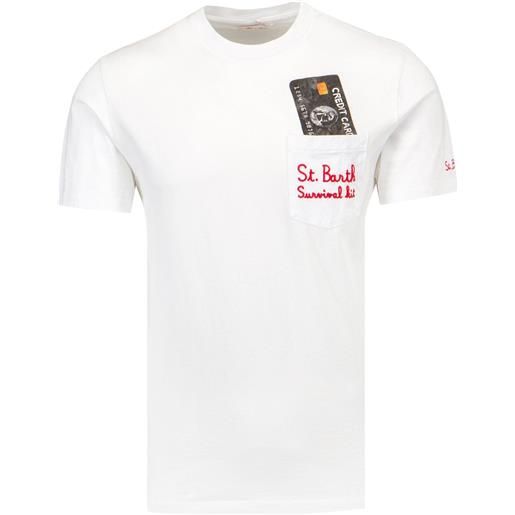 MC2 Saint Barth t-shirt MC2 Saint Barth emb kit bianco / s