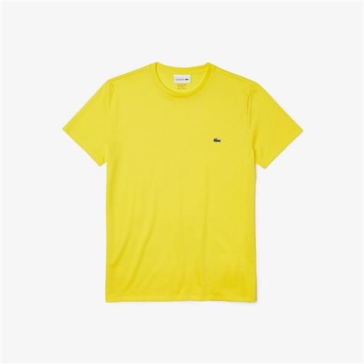 Lacoste t-shirt Lacoste collezione heritage giallo / 3xl