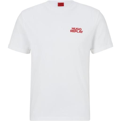 Hugo Boss t-shirt hugo boss x replay bianco / m