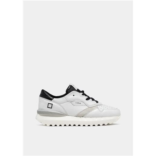 D.A.T.E. sneakers date luna mono white - black bianco / 36