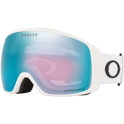 Oakley flight tracker l prizm snow ski goggles bianco prizm iridium snow sapphire/cat3