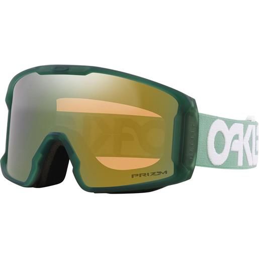 Oakley line miner m prizm ski goggles verde prizm sage gold iridium/cat3