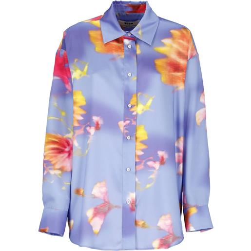 MSGM - camicie e bluse a fiori