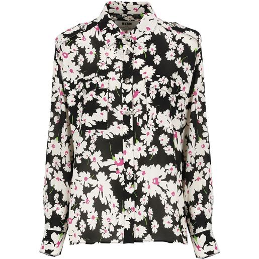 MSGM - camicie e bluse a fiori