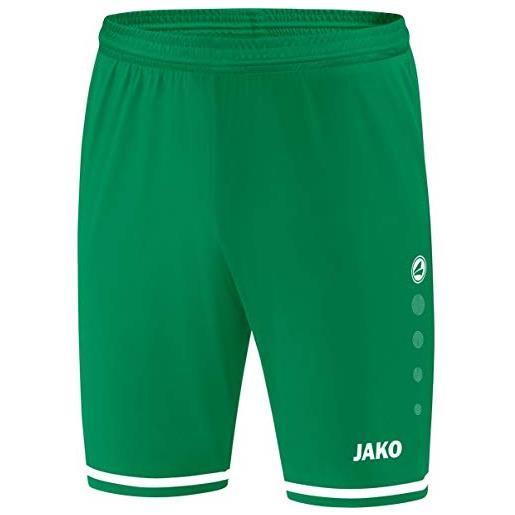 JAKO sporthose striker 2.0, pantaloni sportivi da calcio. Bambini, sport verde/bianco, 164