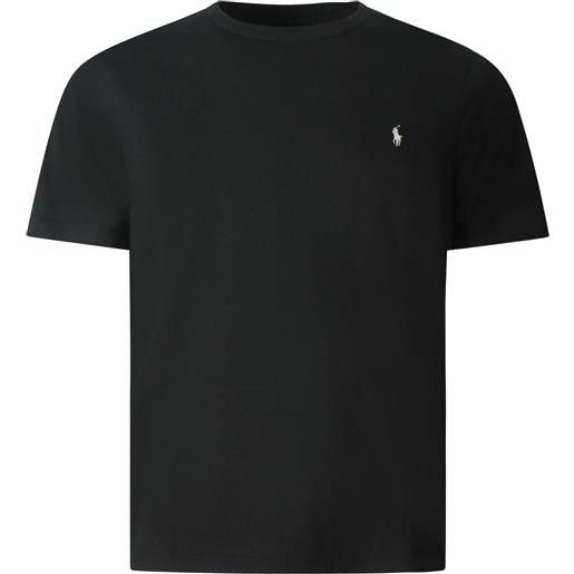 POLO RALPH LAUREN t-shirt nera con mini logo per uomo