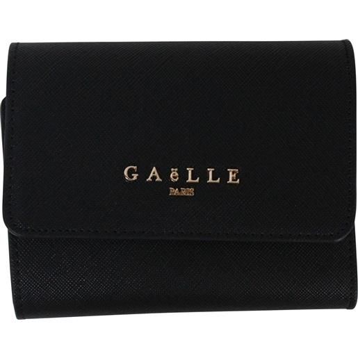 GAëLLE PARIS mini portafoglio nero per donna
