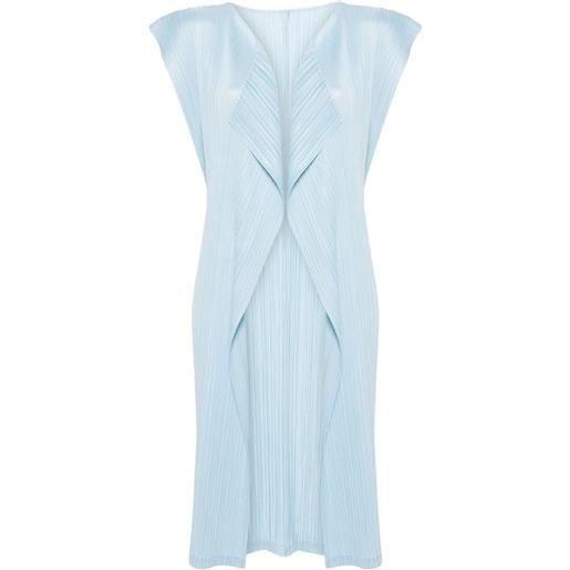Pleats Please Issey Miyake canotta monthly colors march - blu