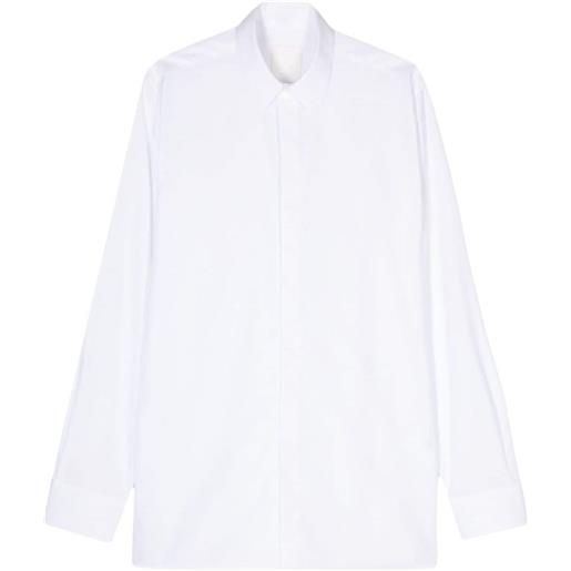 Givenchy camicia con ricamo 4g - bianco